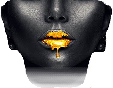 Gold Lips Image